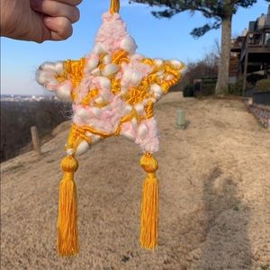 Handmade Star Weaving, Tapestry, Decor
